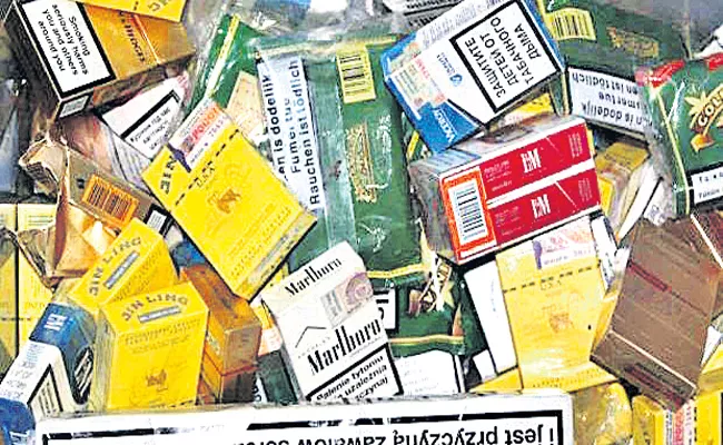 Cigarettes Smuggling From Dubai - Sakshi