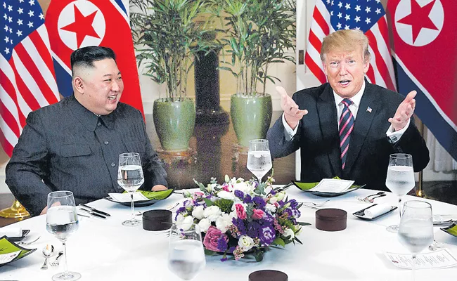 Donald Trump And Kim Jong Meeting At Hanoi Summit - Sakshi