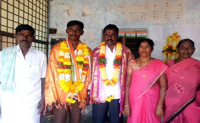 Telangana New Grama Panch Member Sworn - Sakshi