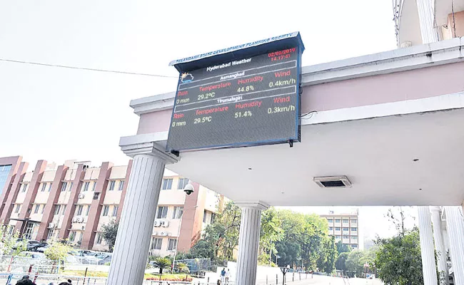 Brings LED Displays To Know weather Report In Telangana - Sakshi