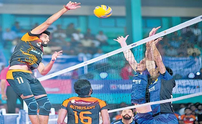 Blackhawks Hyderabad started in the Pro Volleyball League - Sakshi