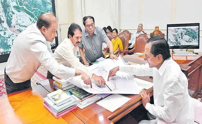 KCR Review Over Yadadri Renovation At Pragathi Bhavan - Sakshi