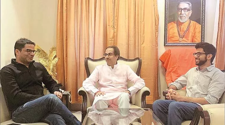 Prashant Kishor meets Shiv Sena chief Uddhav Thackeray - Sakshi