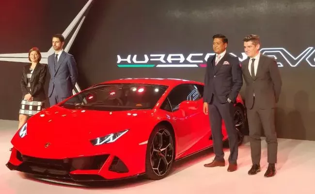 Lamborghini Huracan Evo Launched at Rs 3.73 Crore - Sakshi