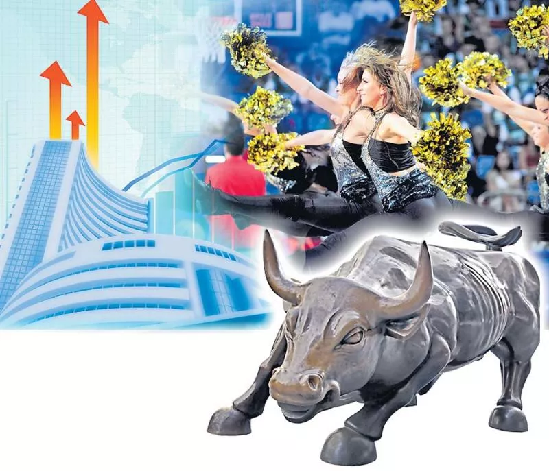 Sensex soars 358 points after testing 37,000 levels - Sakshi