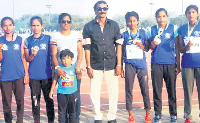 Telangana Got 9 Medals in National Athletics Tourney - Sakshi