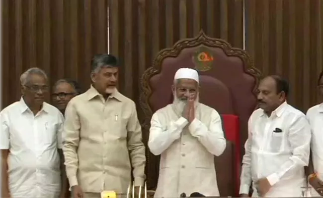 MA Sharif Elected As AP Legislative Council Chairman - Sakshi