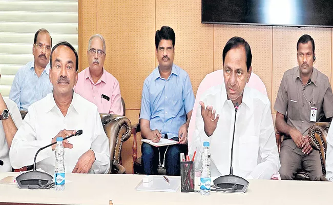 KCR Review Meet Over SRSP At Pragathi Bhavan - Sakshi