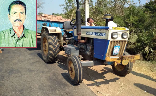 Men Died in Tractor Accident Srikakulam - Sakshi