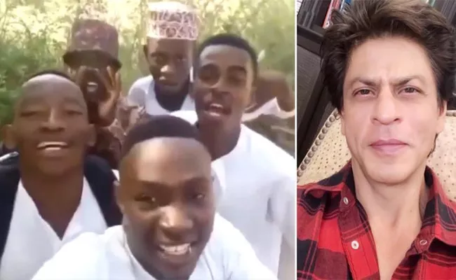 Shah Rukh Khan Nigerian fans Singing Dil To Pagal Hai song - Sakshi