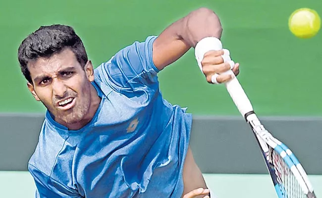 Prajnesh and  Sasi Kumar enter in semi Final - Sakshi