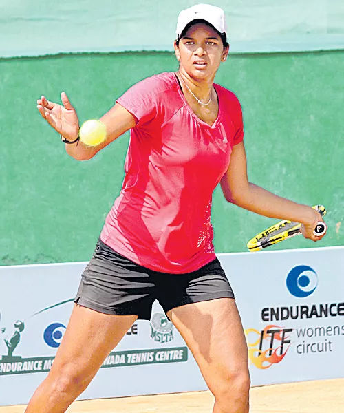 Sowjanya in Semis of ITF Tourney - Sakshi