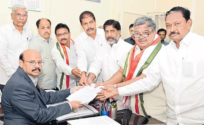 Gudur Narayana Reddy nomination as MLC candidate - Sakshi