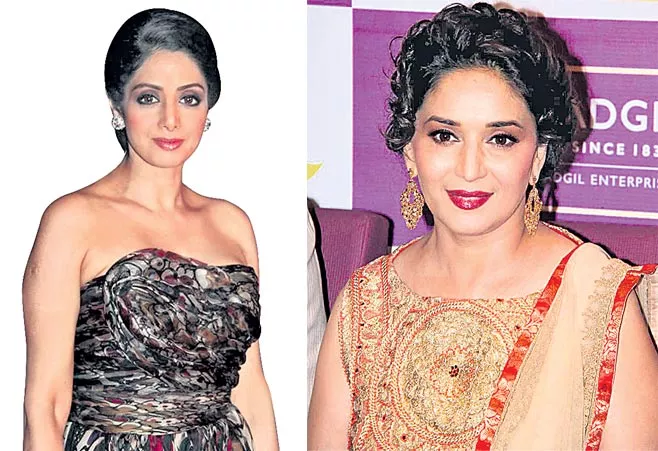 Madhuri Dixit on taking up Sridevi's role in Kalank - Sakshi