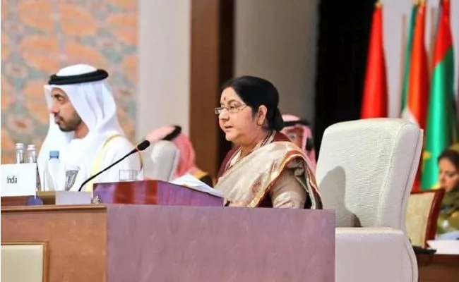 Sushma Swaraj Attend To Islamic Nations Meet - Sakshi