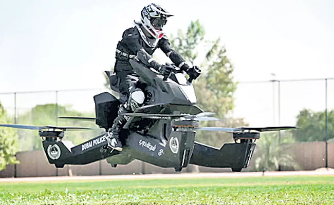 The spear Flying motorbike  - Sakshi