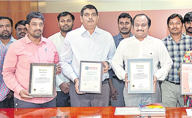 Megha Engineering enters Limca records for fastest execution - Sakshi