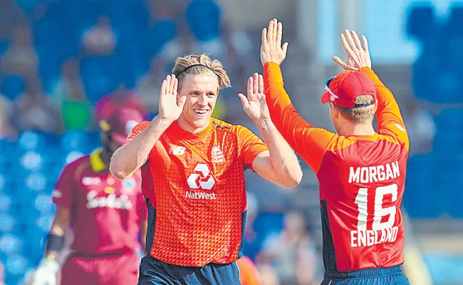 England thrash West Indies in third T20 international - Sakshi