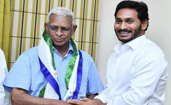 Palakollu Former MLA Babji Joins YSR Congress Party - Sakshi