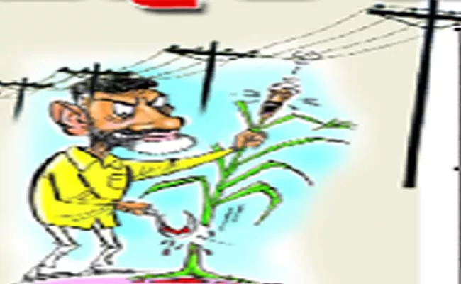 The Chandrababu Government Was Trapped In The Vortex Of Farmers - Sakshi