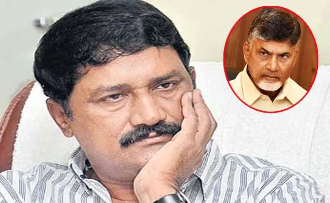 Ganta Srinivasa Rao Not Interested Contesting As MP - Sakshi