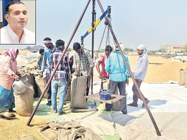 Preparations of civil supplies department For yasangi grain purchases - Sakshi