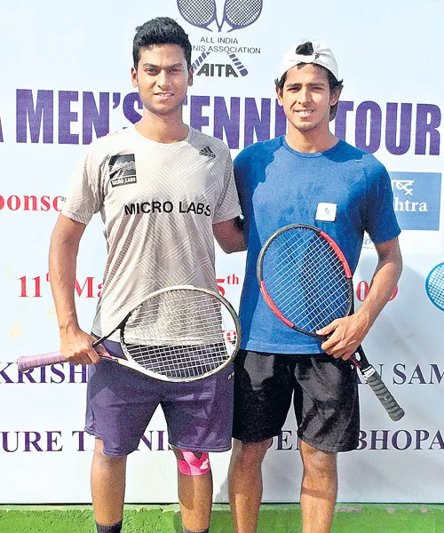 Apuroop Reddy Pair in Final of AITA Tournament - Sakshi