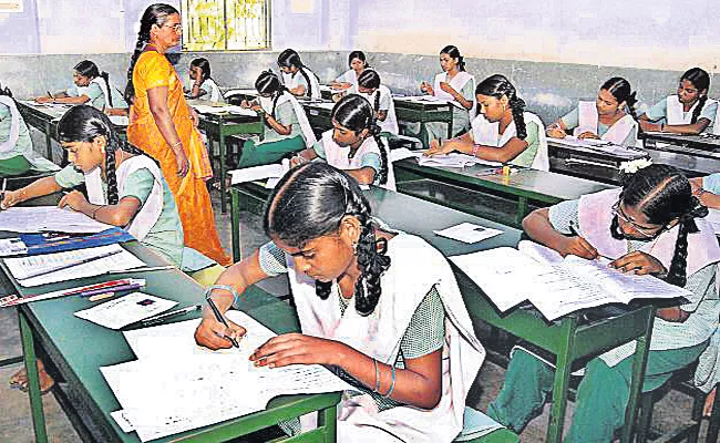 Tenth Exams From Tomorrow No Minit Late Rules - Sakshi