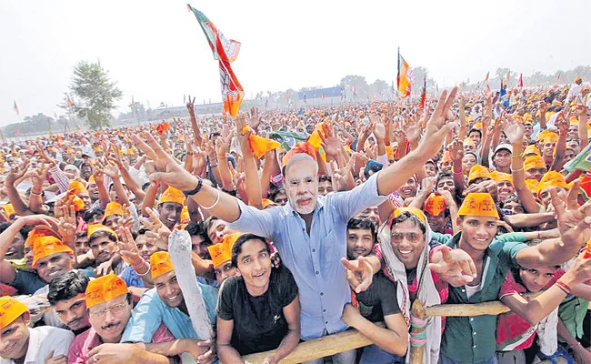 BJP Graph Hikes From Five Years - Sakshi