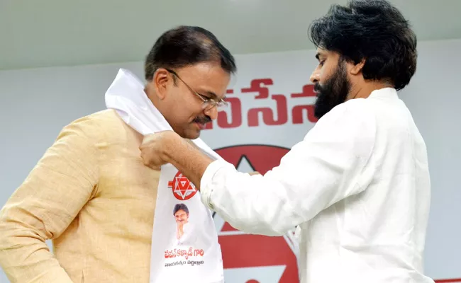 Lakshmi Narayana Join In Janasena In Presence Pawan Kalyan - Sakshi