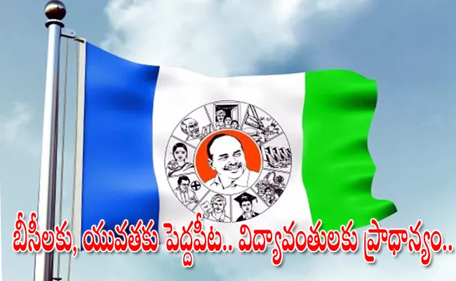 BC, Women, Youth get Priority in YSRCP Candidates List - Sakshi