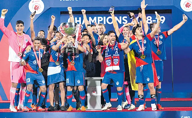 Bengaluru FC lifts ISL title after Rahul Bheke winner - Sakshi