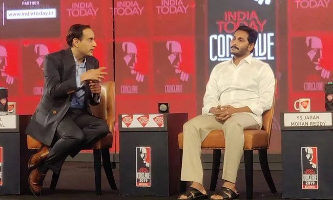 ys jagan mohan reddy speaks about congress at india today conclave - Sakshi