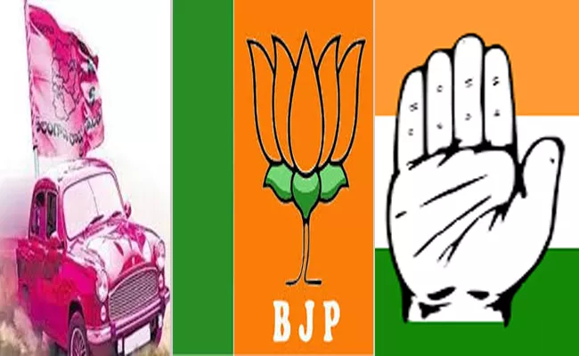 Telangana Congress loses more leaders to TRS, BJP Operation Akarsh - Sakshi