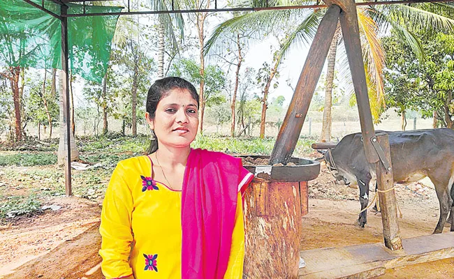 Nalini Sindhay became a social entrepreneur for providing oils - Sakshi