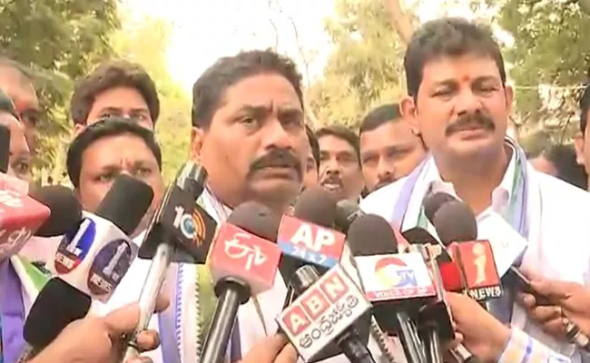 I Will Defeat Galla Jayadev In Guntur Says Modugula Venugopal Reddy - Sakshi