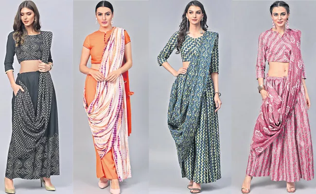 Palazzo Saree is a Comfort Wear which is this summer season - Sakshi