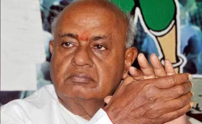 Former PM Deve Gowda Contest From Tumkur Constituency - Sakshi