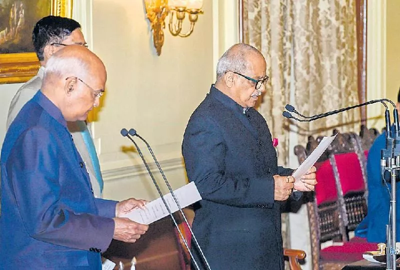 Justice Pinaki Chandra Ghose Sworn-in as Lokpal - Sakshi