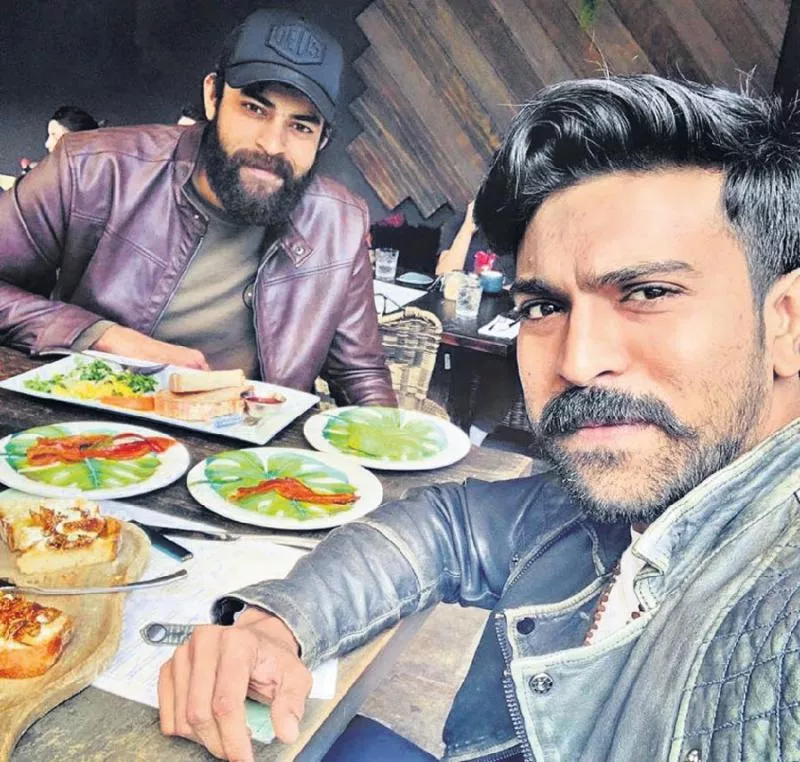 ramcharan tej, varun tej meets in california - Sakshi