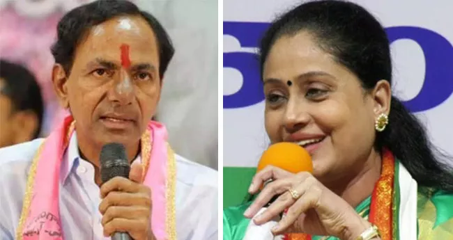 Vijayashanti Mocks KCR - Sakshi