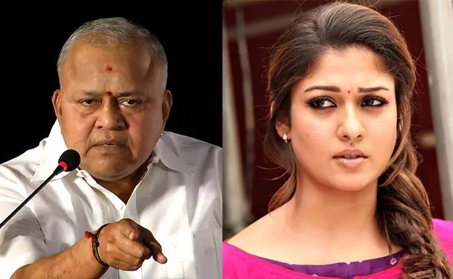  Radha Ravi suspended from DMK over slut shames Nayanthara - Sakshi