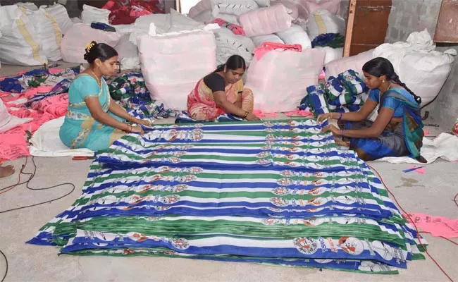 Flags, Scarves Supplying From Rajanna Siricilla - Sakshi