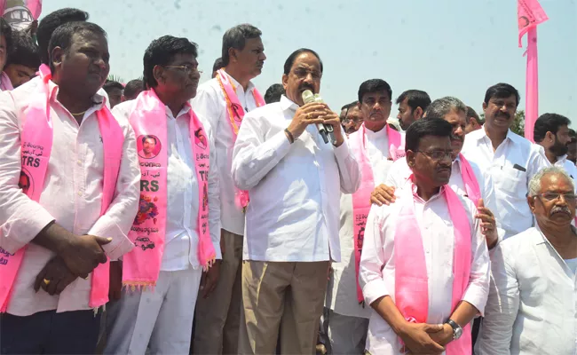 Nama Nageswara Rao Fies Nomination For Khammam Lok Sabha Seat - Sakshi