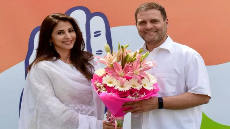 Bollywood Actor Urmila Matondkar Joins Congress - Sakshi