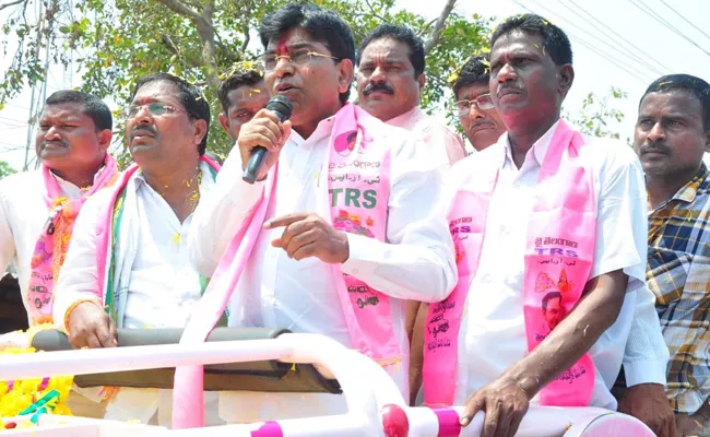 TRS MP condidate Nama Nageswara Rao slip of tongue - Sakshi