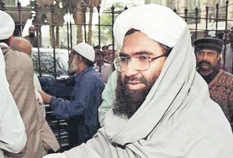 US Moves Draft Resolution in UNSC to Blacklist JeM Chief Masood Azhar - Sakshi