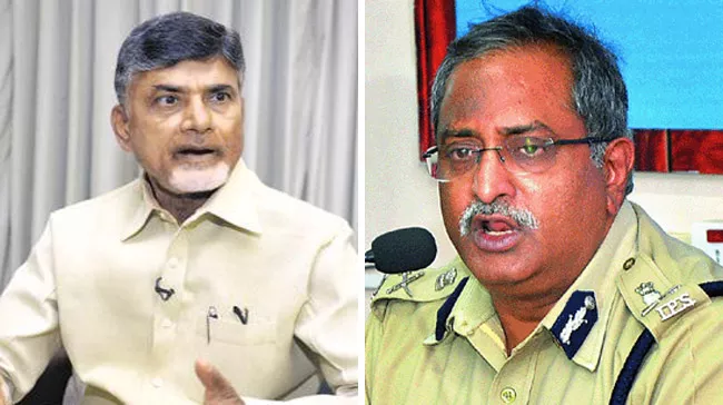 AB Venkateswara rao Meets Chandrababu Naidu - Sakshi