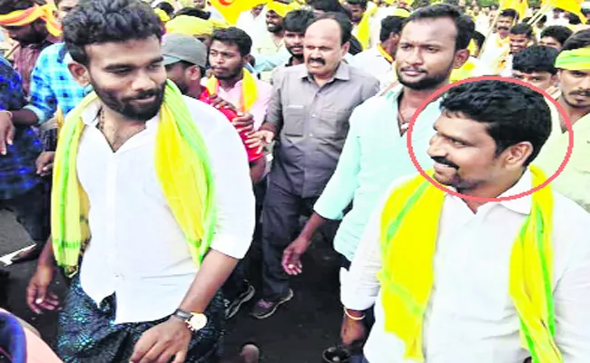 Murder Case Convicted Person IN TDP MLA Candidate Paritala Sriram Election Campaign - Sakshi