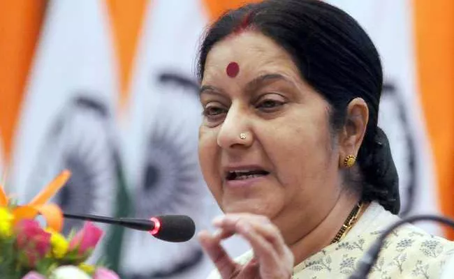 Sushma Swaraj Reply To Man Who Asked Her Why She Call Herself Chowkidar - Sakshi